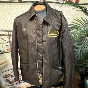 Vintage insulated poly jacket